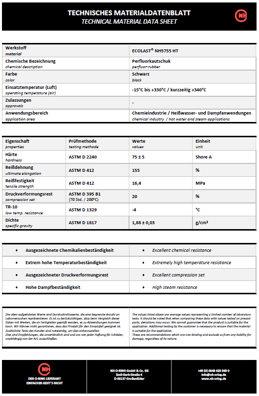 Datenblatt [NH] ECOLAST NH5755 HT-V2