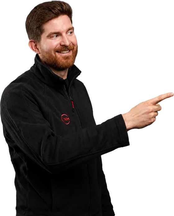 Luke Williams von NH O-RING weist auf den Kunde-werden Bereich