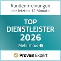 ProvenExpert Top Dienstleister 2026